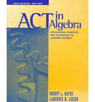 ACT in Algebra