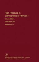 High Pressure in Semiconductor Physics I