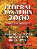 Prentice Hall's Federal Taxation, 2000