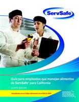 ServSafe California Food Handler Guide and Exam (Spanish) Pack of 10 (Includes Exam Answer Sheets)