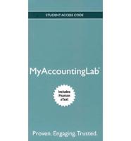 NEW MyAccountingLab With Pearson eText -- Access Card -- For PH's Federal Taxation 2014 Comprehensive
