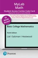 Mylab Math With Pearson Etext 18 week Combo Access Card for Basic College Mathematics