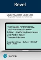 Revel for the Struggle for Democracy, 2020 Presidential Elections Edition + California Government and Politics Today -- Access Card