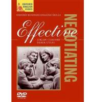 Effective Negotiating: DVD. DVD