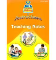Oxford Reading Tree: Year 1: Routes to Writing: Instructions Teaching Notes