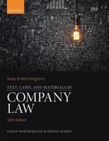 Sealy & Worthington's Text, Cases and Materials in Company Law