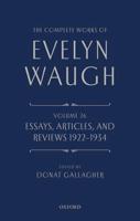 Essays, Articles, and Reviews, 1922-1934