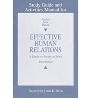 Effective Human Relations Study Guide and Activities Manual