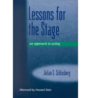 Lessons for the Stage