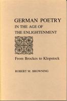 German Poetry in the Age of the Enlightenment