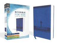 Niv, Bible for Kids, Large Print, Leathersoft, Blue, Red Letter, Comfort Print
