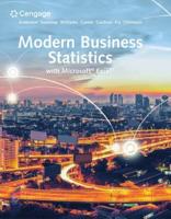 Bundle: Modern Business Statistics With Microsoft Excel, 7th + Mindtap, 1 Term Printed Access Card