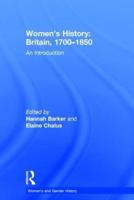 Women's History, Britain 1700-1850 : An Introduction