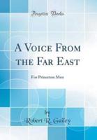 A Voice from the Far East