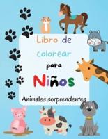 Libro de Colorear Para Niños - Animales Sorprendentes