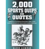 2,000 Sports Quips and Quotes