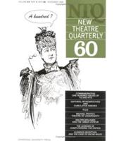 New Theatre Quarterly. Vol. 15