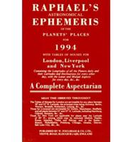 Raphael's Astronomical Ephemeris of the Planets' Places