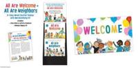 All Are Welcome/All Are Neighbors 8-Copy Mixed Counter Display With Merchandising Kit