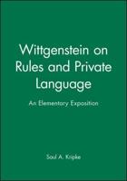 Wittgenstein on Rules and Private Language