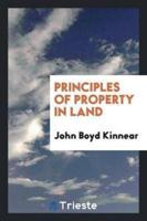 Principles of Property in Land