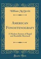 American Fonostenografy