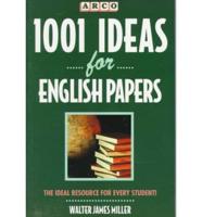 1001 Ideas for English Papers