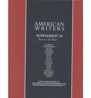 American Writers, Supplement XI