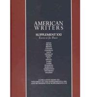 American Writers, Supplement XXI