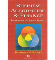 Business Accounting and Finance