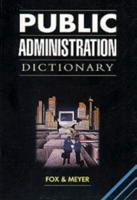 Public Administration Dictionary