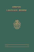 African Language Review Vol.8:1969