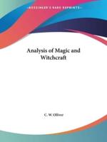 Analysis of Magic and Witchcraft