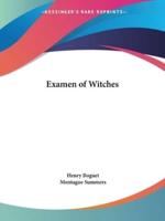 Examen of Witches