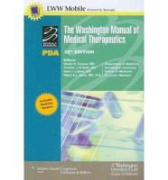 The Washington Manual« of Medical Therapeutics, Thirty-Second Edition, for PDA
