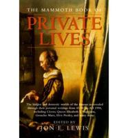 The Mammoth Book of Private Lives