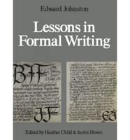 Lessons in Formal Writing