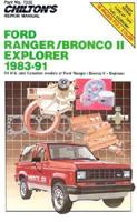 Chilton's Repair Manual. Ford Ranger/Bronco II, Explorer, 1983-91
