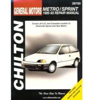 Chilton's General Motors Sprint/Metro 1985-93 Repair Manual