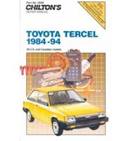 Chilton's Toyota Tercel 1984-94 Repair Manual