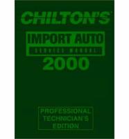 Chilton's Import Car Repair Manual 1996-2000