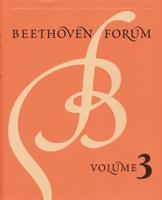 Beethoven Forum. 3