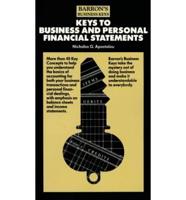 Keys to Business and Personal Financial Statements