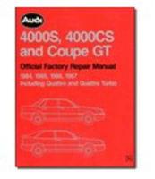 Audi 4000S, 4000CS, and Coupe GT Official Factory Repair Manual