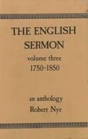 The English Sermon Vol.3 1750-1850