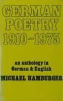 German Poetry, 1910-1975