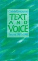 Text and Voice: Essays