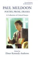 Paul Muldoon Poetry, Prose, Drama