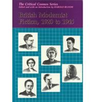 British Modernist Fiction, 1920 to 1945