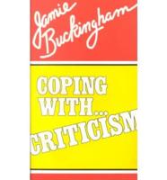 Coping With Criticism